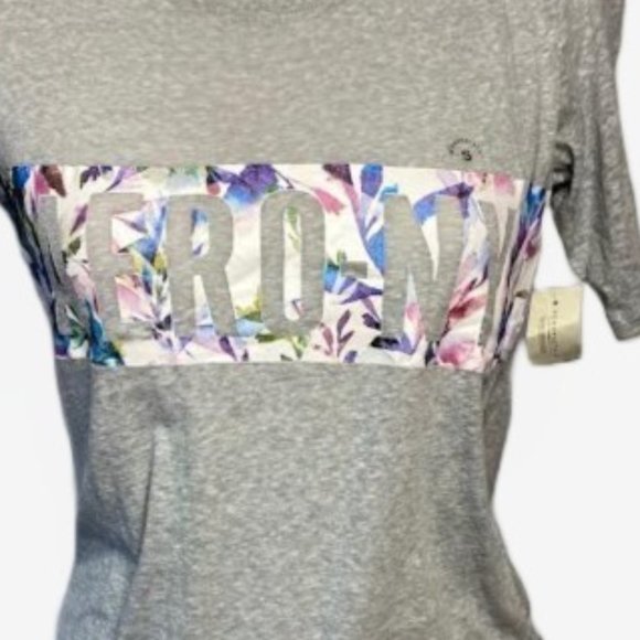 NWT AEROPOSTALE Women Graphic Tropical Logo "AERO NY" Tee Short sleeve Top - Picture 2 of 6